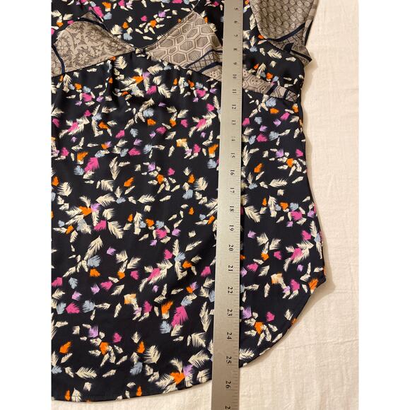 Collective Concepts Women's Size Large Blouse Shirt Print Casual - Picture 6 of 8